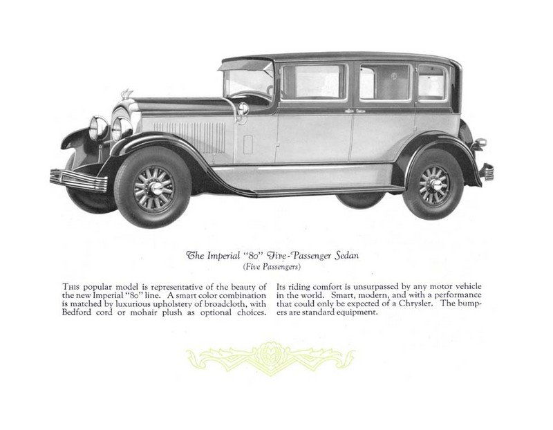 1928 Chrysler Imperial 80 Brochure Page 6